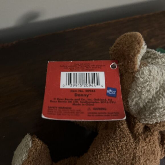 Russ Luv Pets Danny Bulldog Dog Shamrock St. Patrick's Day Mini Plush w/ Tag - Picture 8 of 10